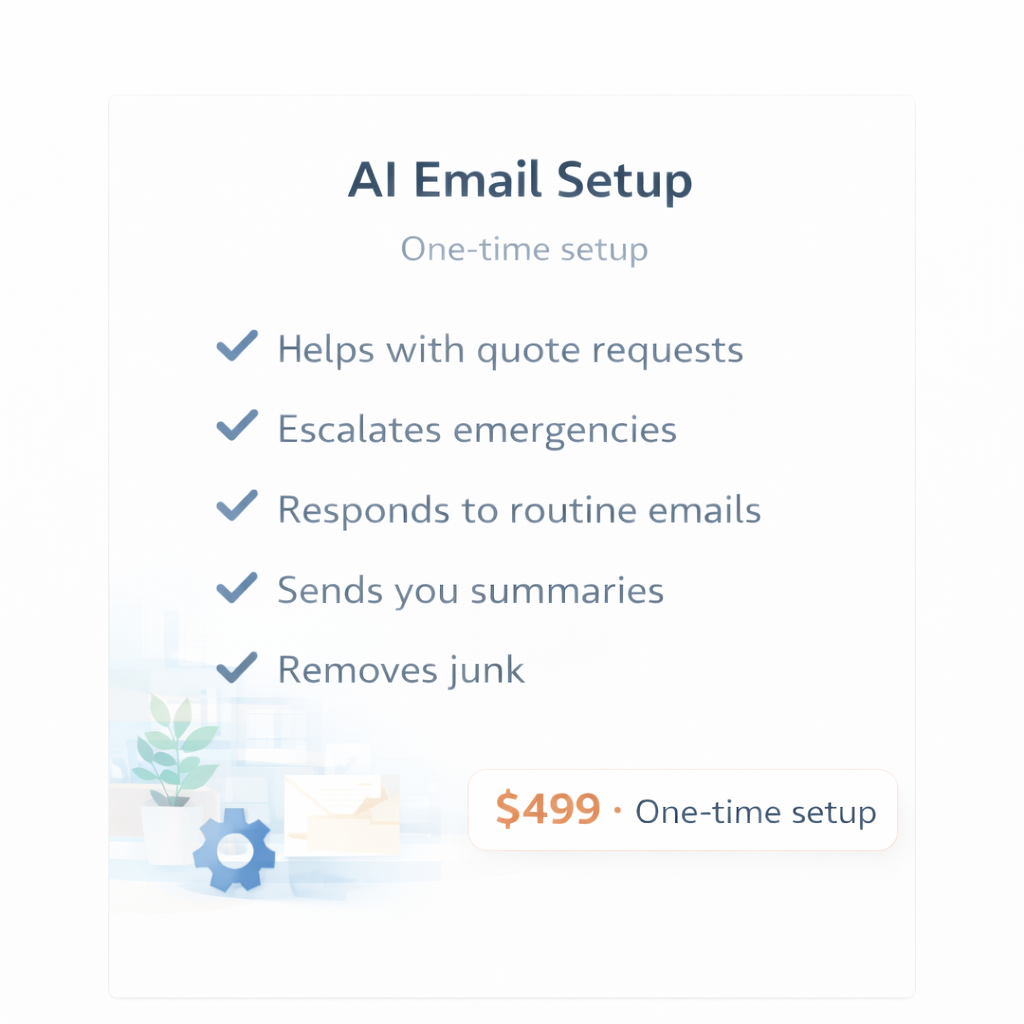 JAX AI Email Front Desk