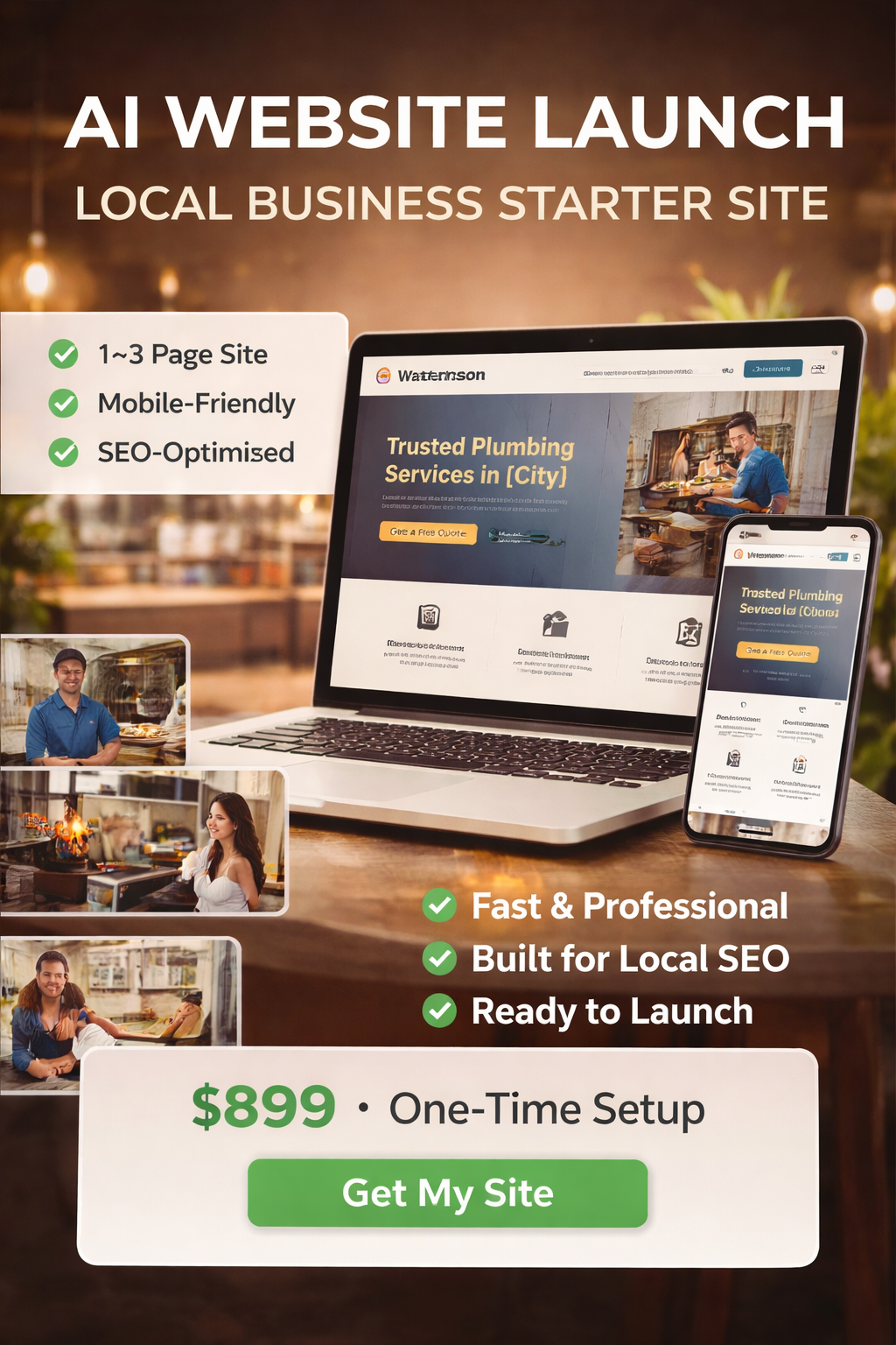 AI Website Launch – Local Business Starter Site