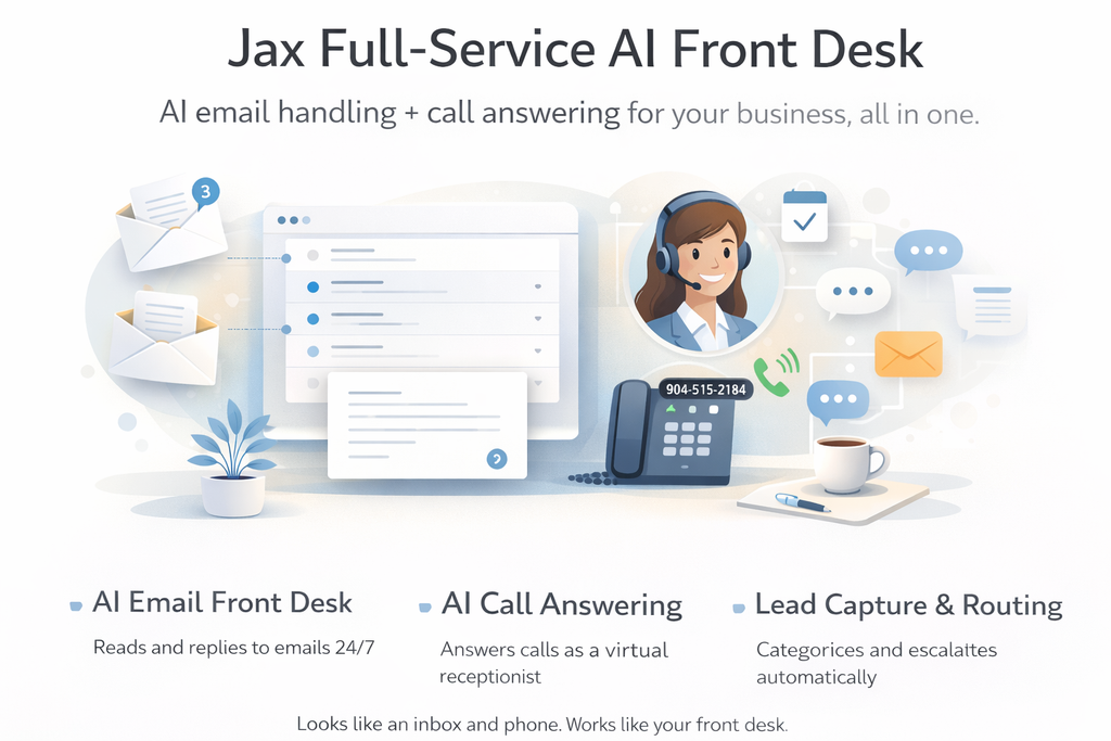 Jax Full-Service AI Front Desk