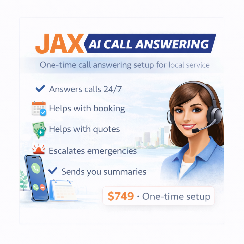 JAX AI Call Answering