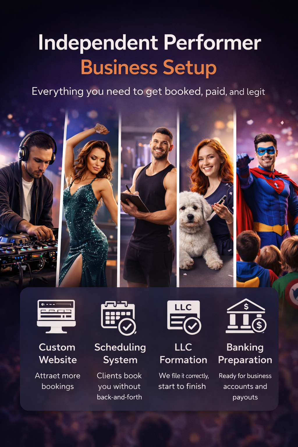 Independent Performer Business Setup